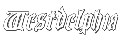 Westdelphia 3D Italic style
