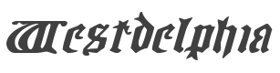Westdelphia Extra-Expanded Italic style