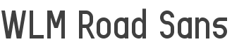 WLM Road Sans Font preview