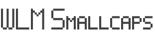 WLM Smallcaps 1 Font preview