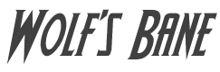 Wolf's Bane Italic style