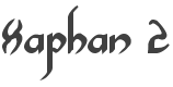 Xaphan 2 Bold style