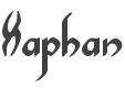 Xaphan Bold style