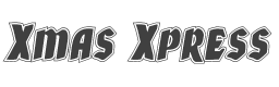 Xmas Xpress Academy Italic style