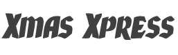 Xmas Xpress Italic style