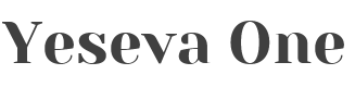 Yeseva One Font preview