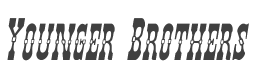 Younger Brothers Italic style