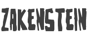 Zakenstein Font preview