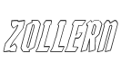 Zollern Outline Italic style