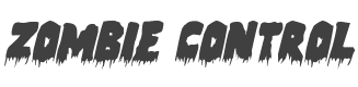 Zombie Control Italic style