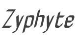 Zyphyte Condense Oblique style